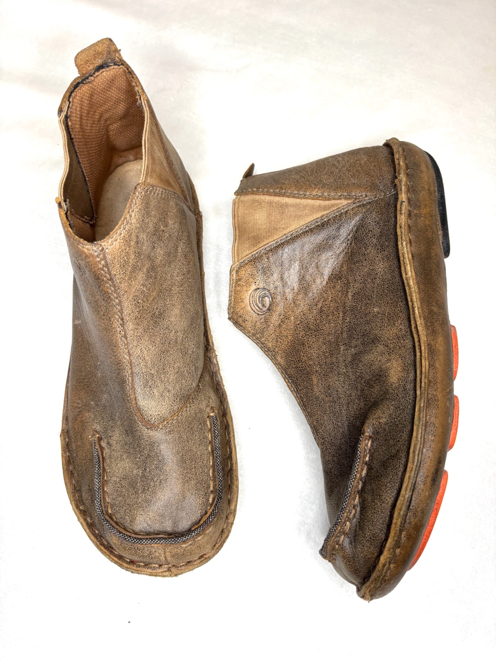 Tamarindo Seafarer Genuine Leather Slip On Bootie Earthy Boho 11.5